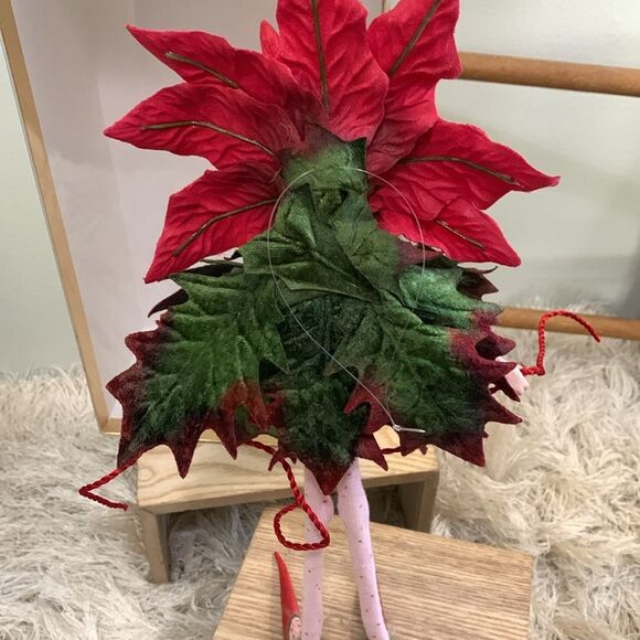 Dept 56 Patience Brewster Krinkles Red Poinsettia Fairy Figurine Ornament W/Box - Picture 17 of 17